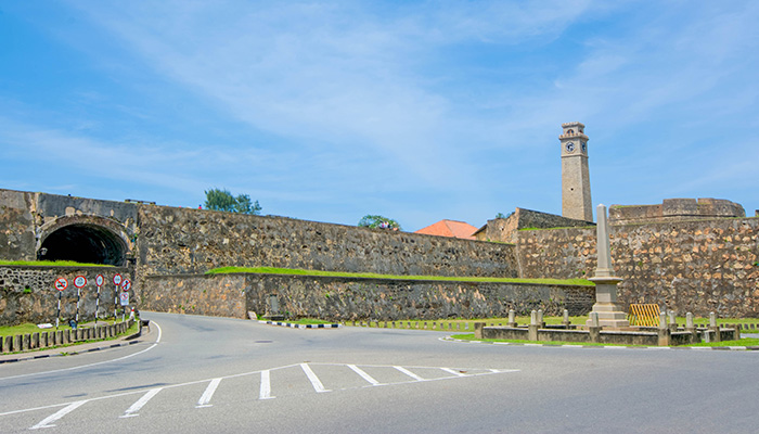 Entrance of the Galle Fort in Sri Lanka