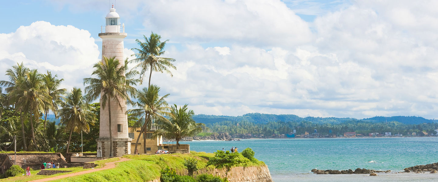 Galle fort lighthouse in Sri Lanka