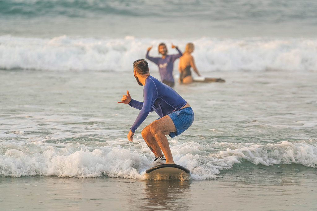 Surfing in Sri Lanka